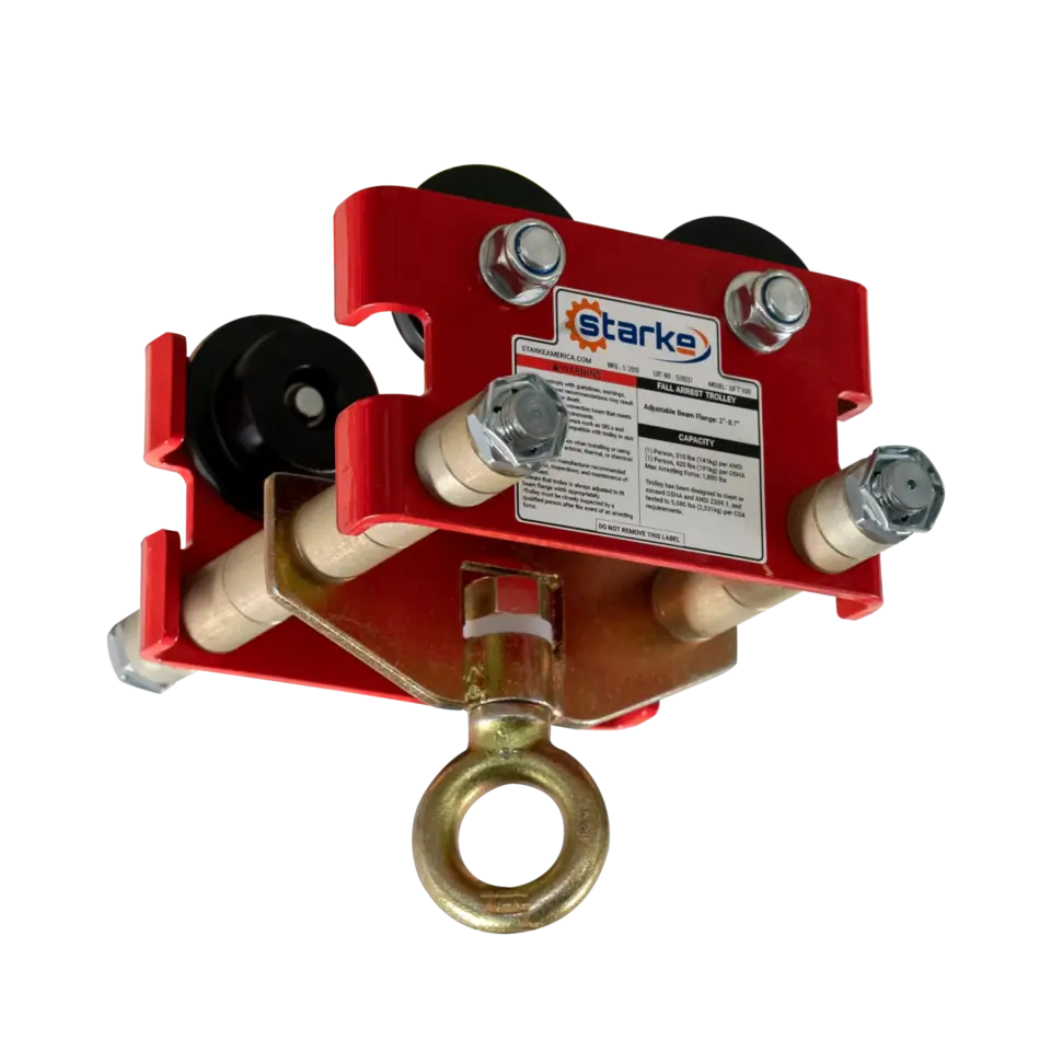 Starke SFT100 manual fall arrest trolley